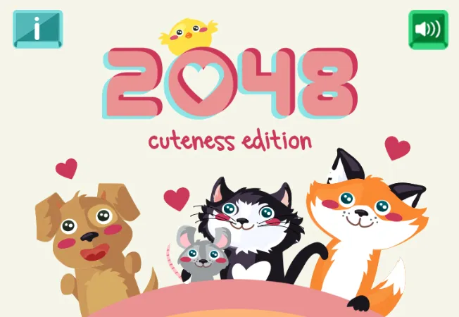 2048 Cuteness Edition Cover art for 2048 Cuteness Edition