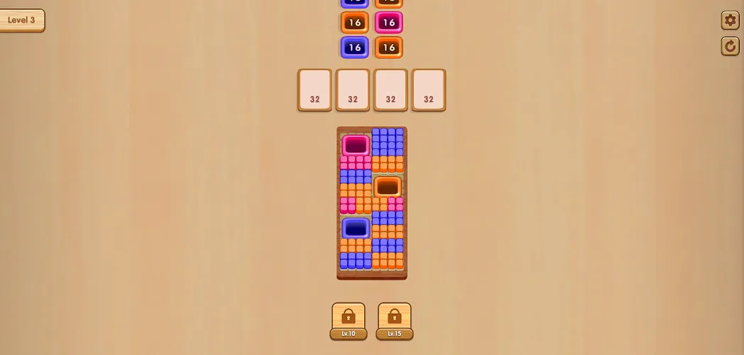 Cube to Hole Stage 1 - Learn Basic Mechanics Cube to Hole Starting Levels - Basic Color Matching