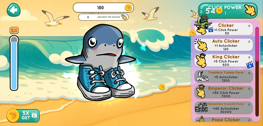 Italian Brainrot Baby Clicker Stage 2 - Purchase Upgrades Italian Brainrot Baby Clicker Upgrade System - Boost Your Clicking Power