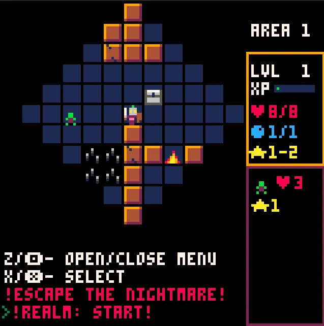 Pumpkin Rogue - Explore Procedural Dungeons Pumpkin Rogue Dungeon Exploration - Navigate Fog of War