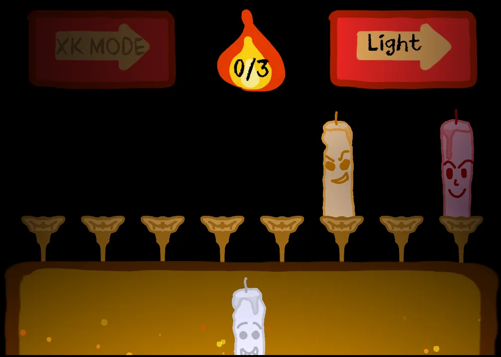 The Candelabra Stage 2 - Strategic Selection The Candelabra Candle Selection - Choosing Which to Light