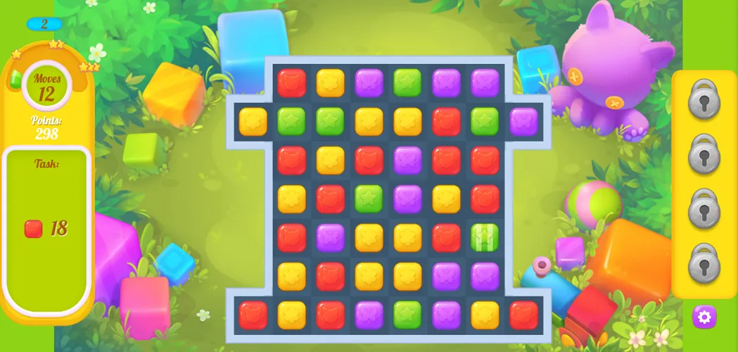 Toy Match 3 - Create Special Combos Toy Match 3 Special Pieces - Unlock Powerful Bonuses