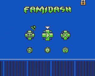 Famidash – Geometry Dash, but Retro Cover art for Famidash – Geometry Dash, but Retro