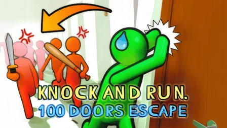 Thumbnail art for Knock and Run. 100 Doors Escape