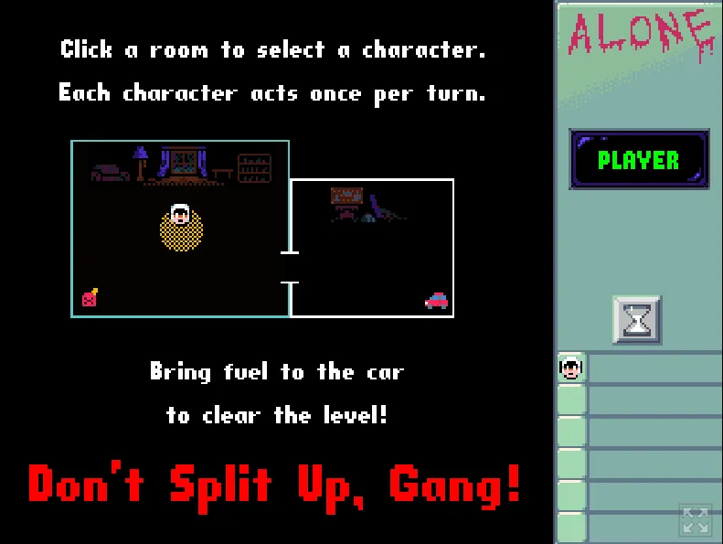 Don't Split Up, Gang Stage 1 - Master Group Movement Don't Split Up, Gang Starting Room - Learn the Basics