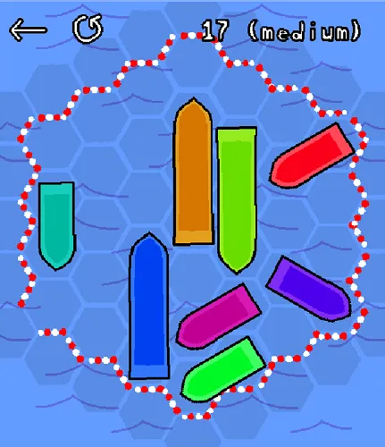 Hexagonal Rush Hour Stage 1 - Hexagonal Grid Layout Hexagonal Rush Hour Starting Grid - Learn the Six-Direction Movement