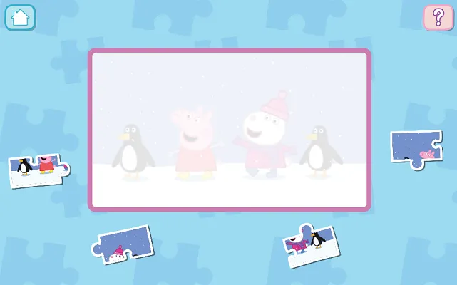 Peppa's Jigsaws Stage 1 - Select a Peppa Pig Scene Peppa's Jigsaws Puzzle Selection - Pick Your Favorite Scene