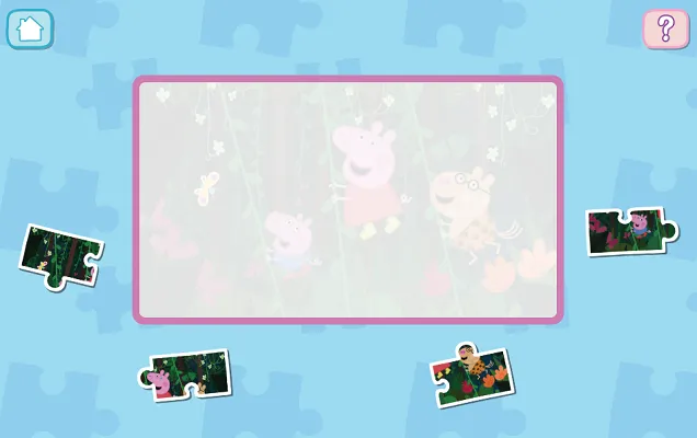 Peppa's Jigsaws Stage 4 - Complete the Peppa Scene Peppa's Jigsaws Completion - Finished Peppa Puzzle