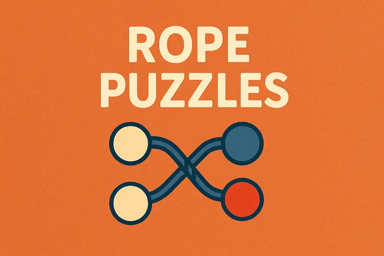Rope Puzzle Games - Physics-Based Rope Challenges Rope Puzzle Games Collection