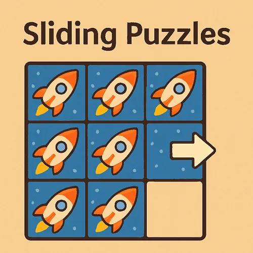 Sliding Puzzle Games - Grid Movement Challenges Sliding Puzzle Games Collection