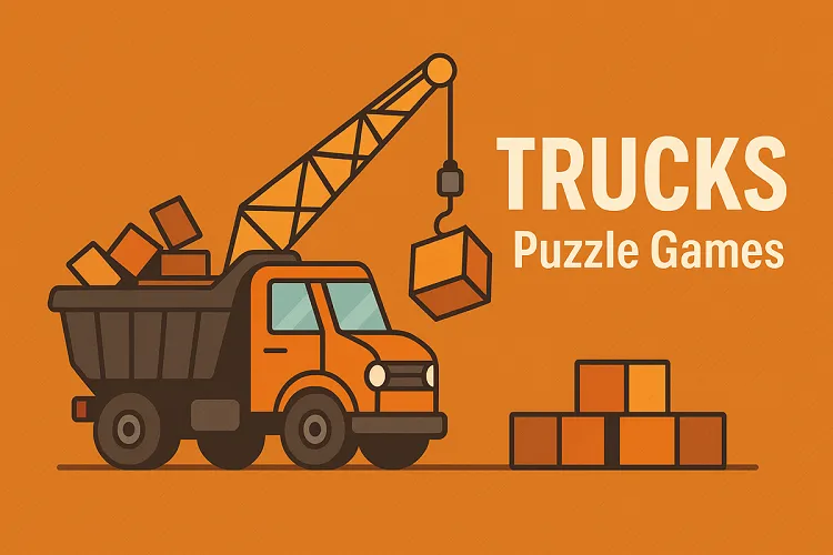 Trucks Puzzle Games - Construction Vehicle Challenges Trucks Puzzle Games Collection